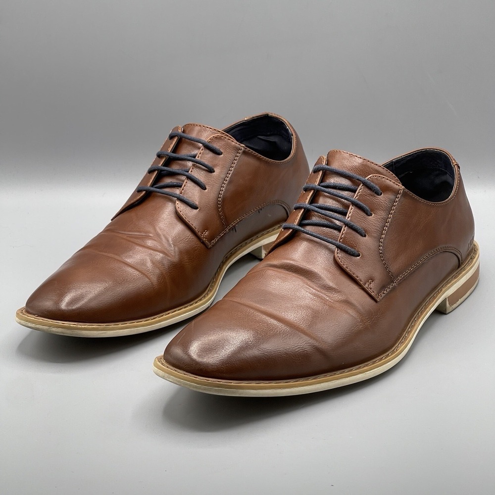 Men's Dress Shoes Size 11 Brown‎ Comfort Freeman Vance City Smart